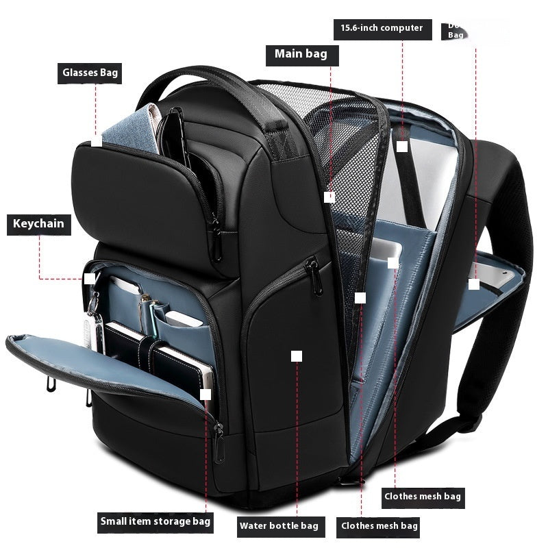 Large Capacity Multi-functional Waterproof Backpack For Business Travel