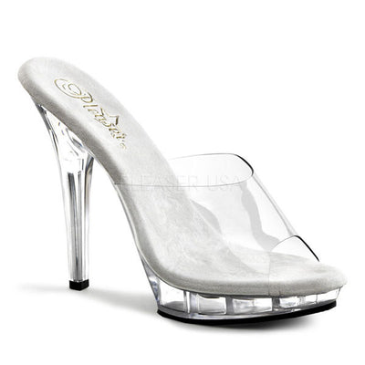 Transparent Ladies' Sandals Crystal High Heel