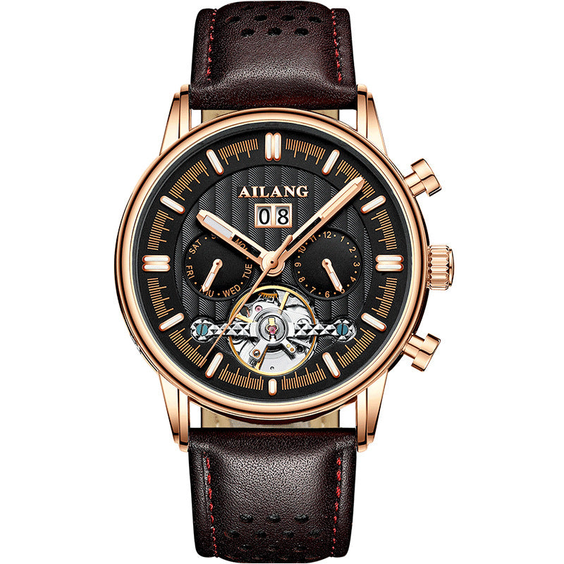 Tourbillon Multi-function Automatic Mechanical Men's Watch