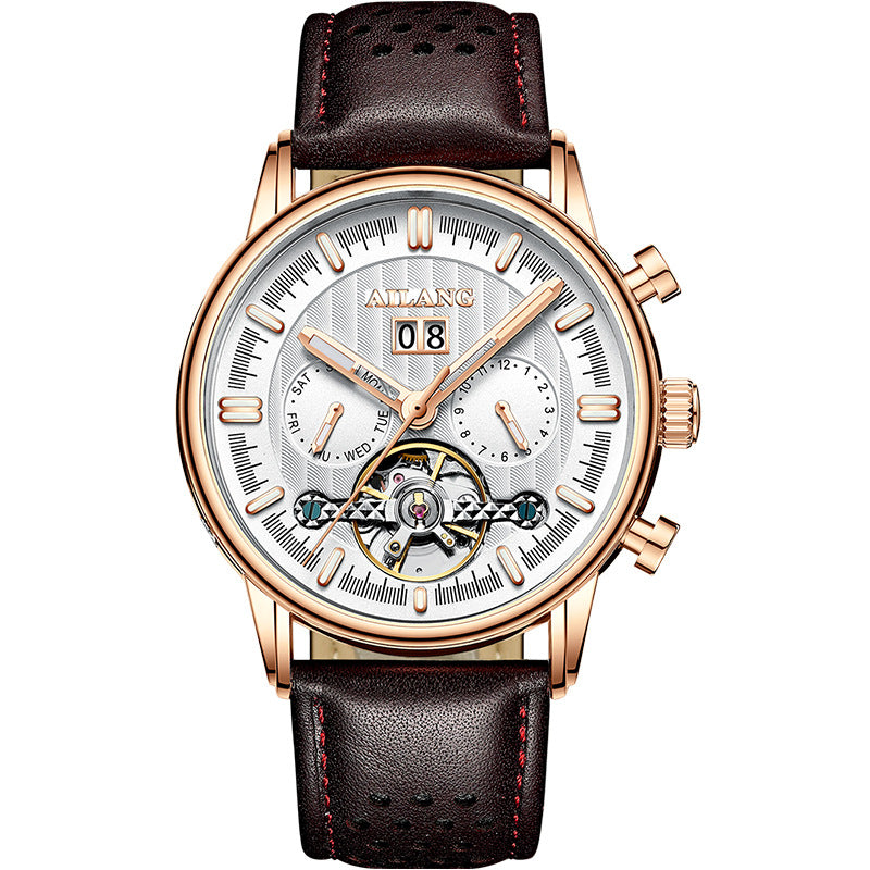 Tourbillon Multi-function Automatic Mechanical Men's Watch