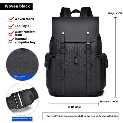 Curved Shoulder Strap New Men's Casual Business Travel Backpack