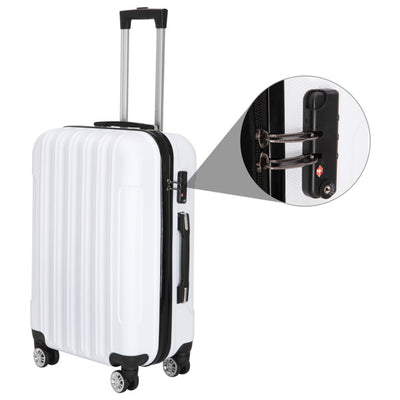 Vertical Pattern Three-in-one Trolley Case With Handle And Universal Wheels