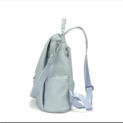 The New Seasonal Series Of Shoulder Bags Haze Blue New Fashion Leisure Ladies Backpack Large Capacity