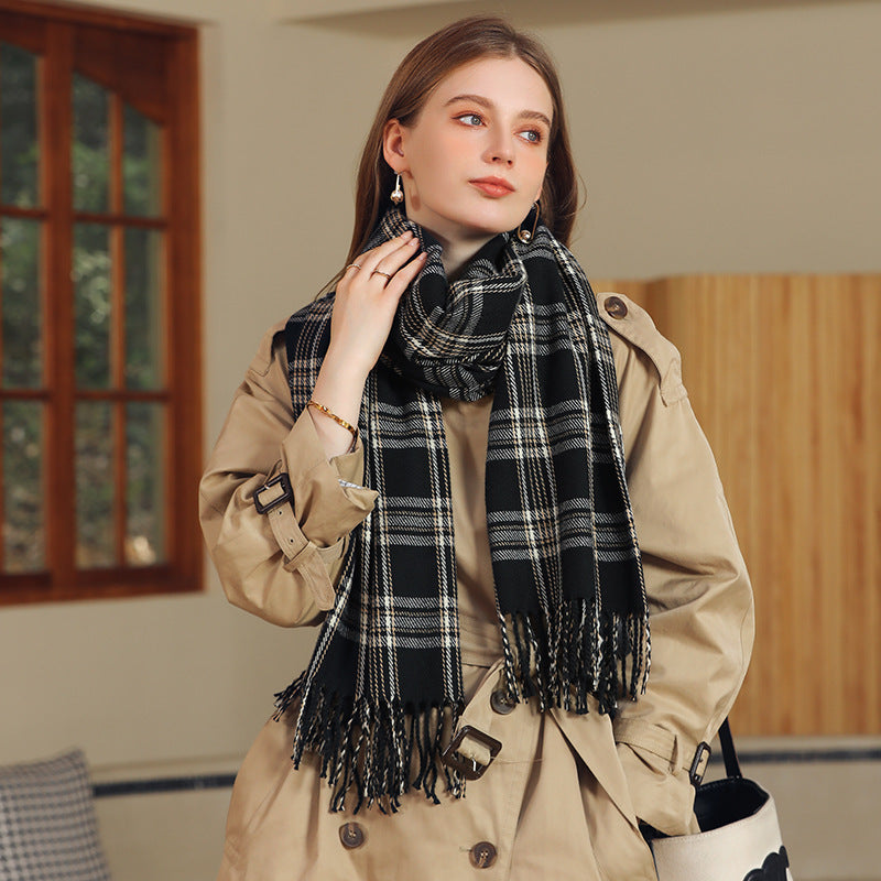 Women's New Line Printed Cashmere Scarves