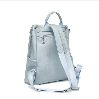 The New Seasonal Series Of Shoulder Bags Haze Blue New Fashion Leisure Ladies Backpack Large Capacity