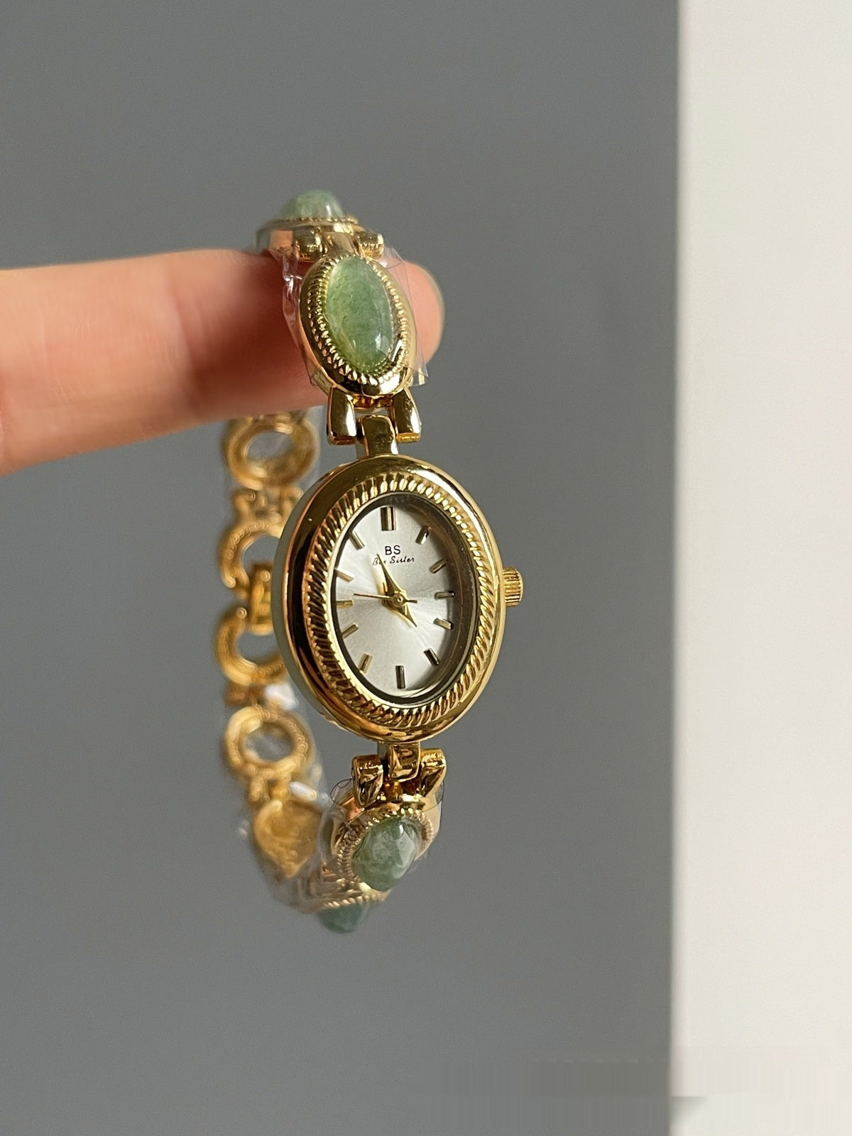 Jade Oval Small Dial Watch Female Bracelet