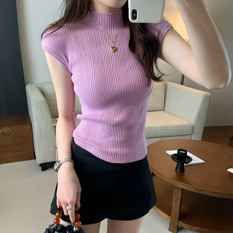 Fashion Waistcoat Sleeveless Knitwear Women