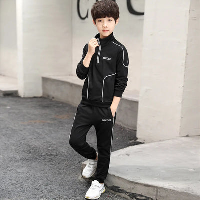 Kids' Letter Sweatshirt & Pants Set - 2pc Tracksuit (4-12 Years)