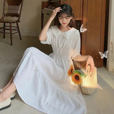 Summer New Short-Sleeve Dress Women