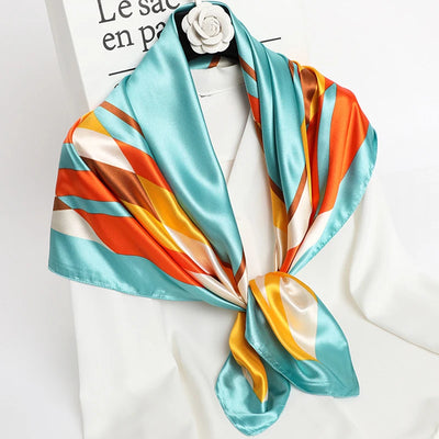 90x90cm Women’s Silk-Feel Scarf