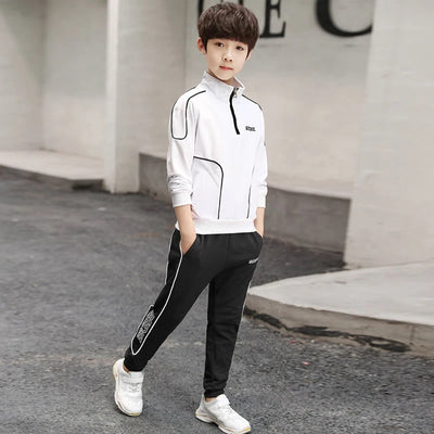 Kids' Letter Sweatshirt & Pants Set - 2pc Tracksuit (4-12 Years)