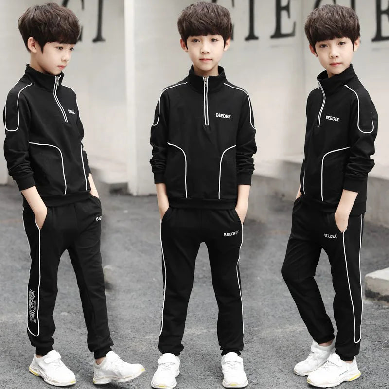 Kids' Letter Sweatshirt & Pants Set - 2pc Tracksuit (4-12 Years)