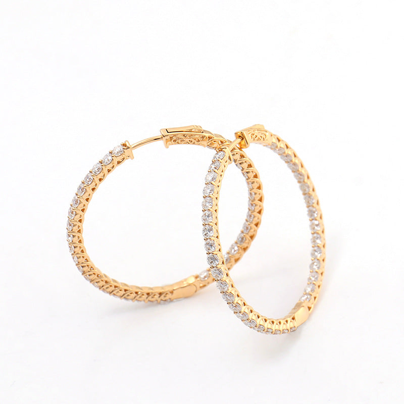 European And American Personalized Diameter Big Ear Ring