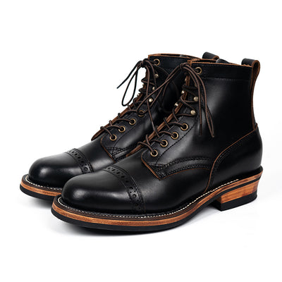 Tooling First Layer Cowhide Fall Winter Men Genuine Leather Boots