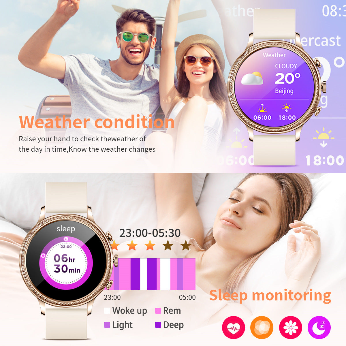 Women's Stylish And Versatile Sport Smart Watch