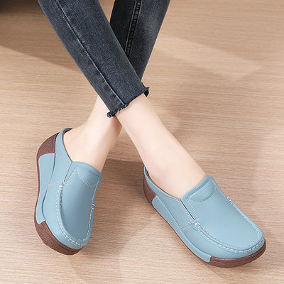 Casual Comfortable Versatile Thick Bottom Toe Cap Slippers