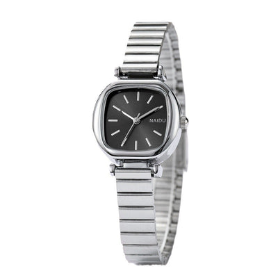 Fashion Simple New Small Square Watch Steel Watch Ladies