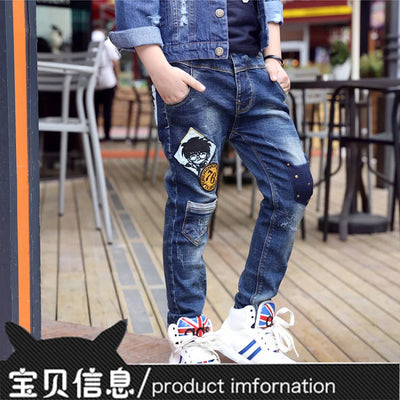 3-12 Years Spring Autumn Boys Jeans