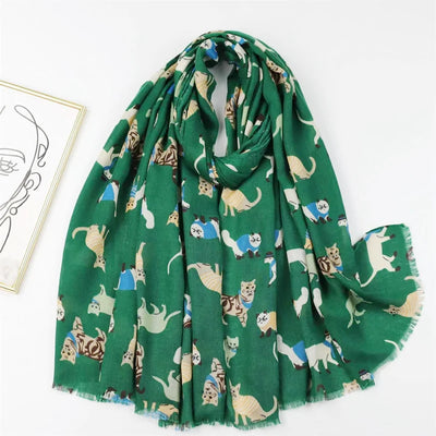 2025 Fashion Print Cotton Linen Scarf