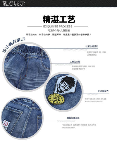 3-12 Years Spring Autumn Boys Jeans