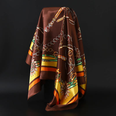 90x90cm Women’s Silk-Feel Scarf