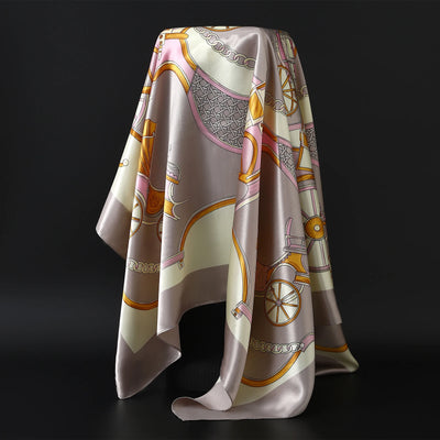 90x90cm Women’s Silk-Feel Scarf