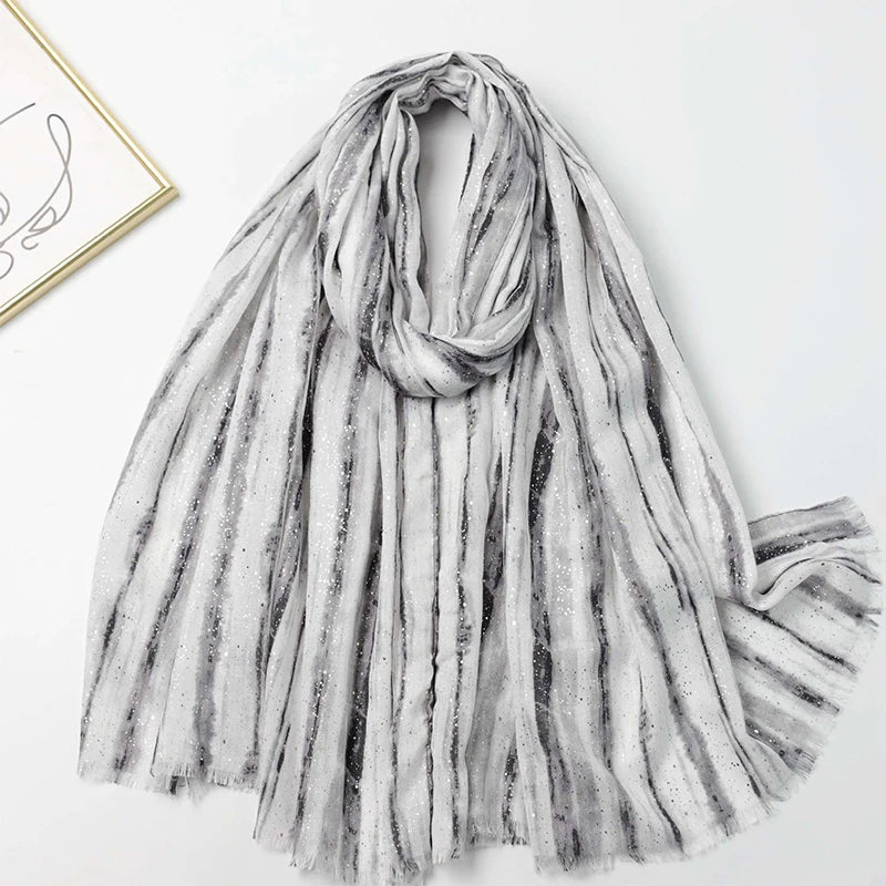 2025 Fashion Print Cotton Linen Scarf