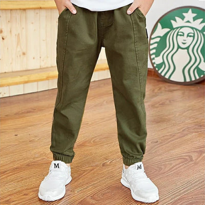 Spring Autumn Cotton Boys Pants