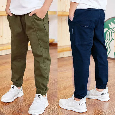 Spring Autumn Cotton Boys Pants