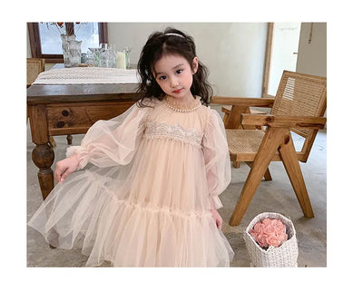 Girls' Lace Princess Dress 2024