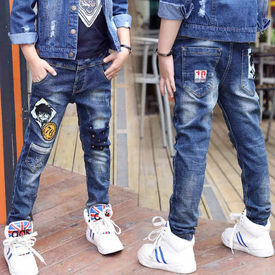 3-12 Years Spring Autumn Boys Jeans