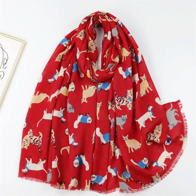 2025 Fashion Print Cotton Linen Scarf