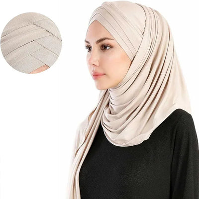 Instant Hijab - Cotton Jersey Scarf