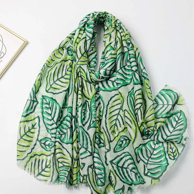 2025 Fashion Print Cotton Linen Scarf