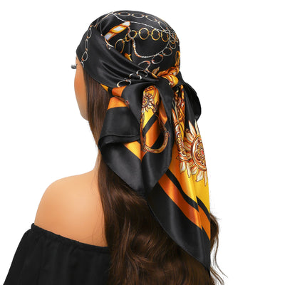 90x90cm Women’s Silk-Feel Scarf