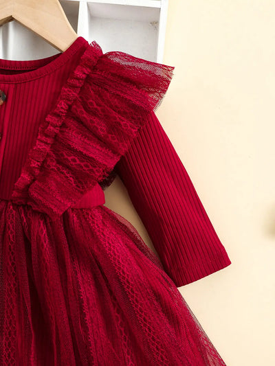 Baby Girl Ruffled Dress Set