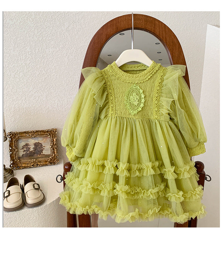 Korean Mesh Dress for Toddlers