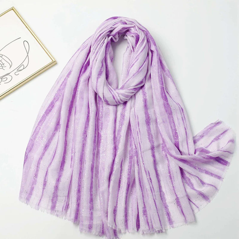 2025 Fashion Print Cotton Linen Scarf