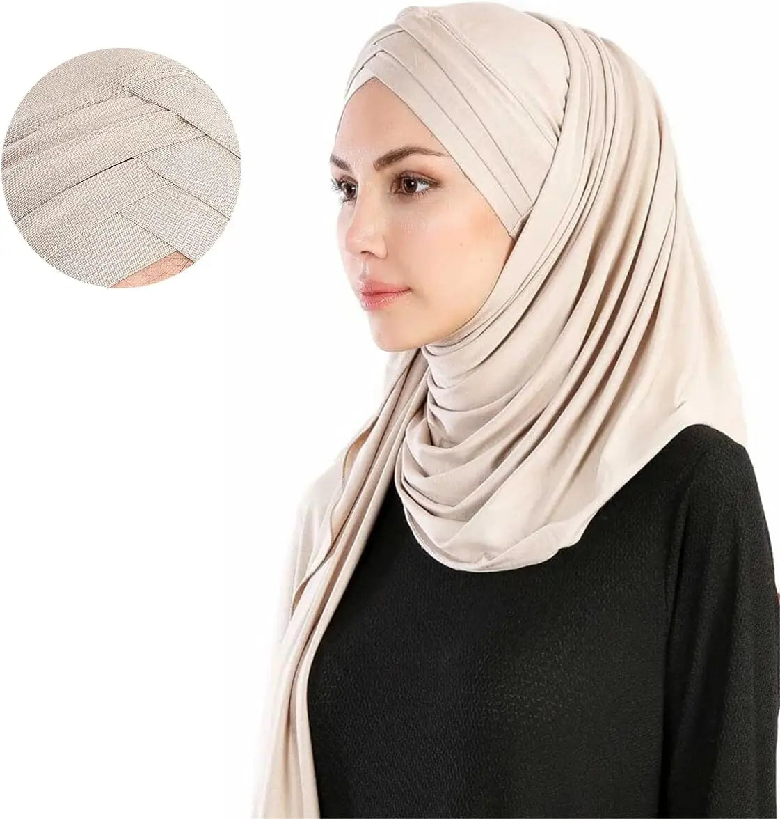 Instant Hijab - Cotton Jersey Scarf