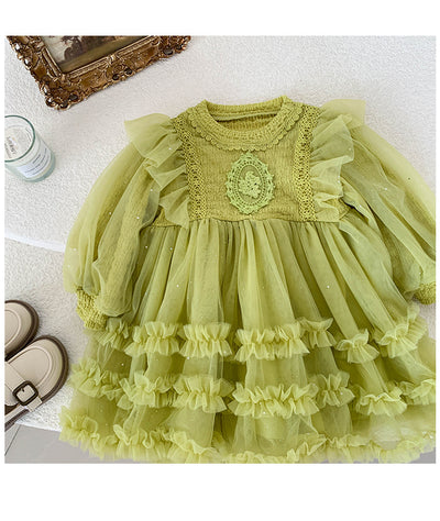 Korean Mesh Dress for Toddlers