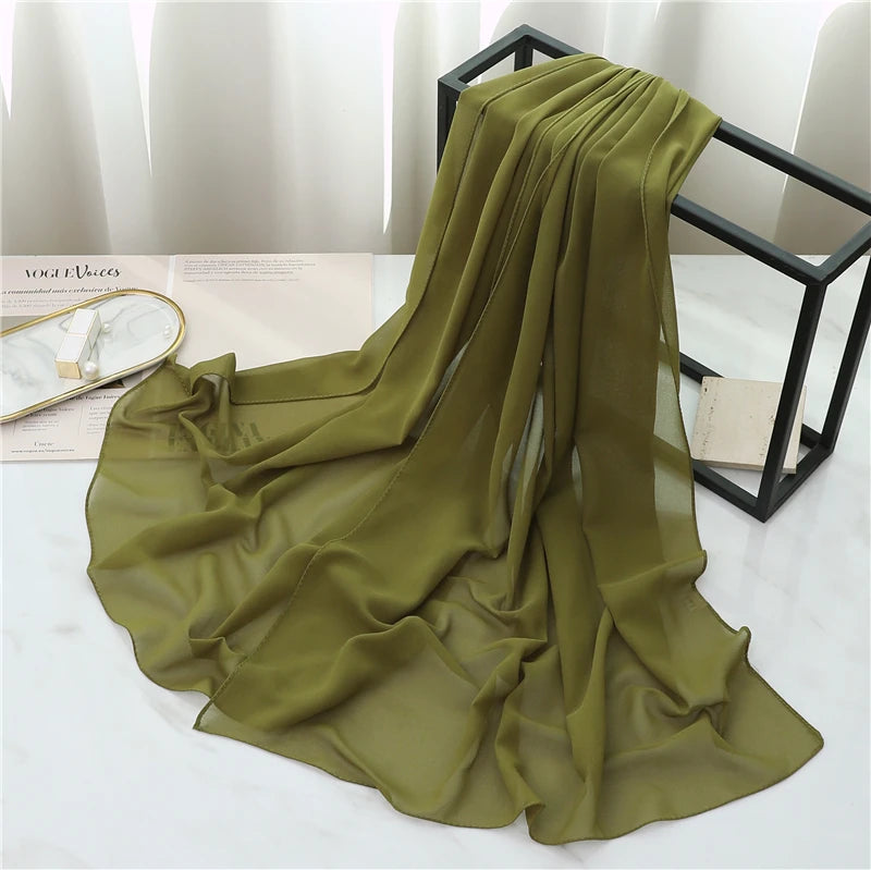 2025 Spring Ramadan Chiffon Hijabs