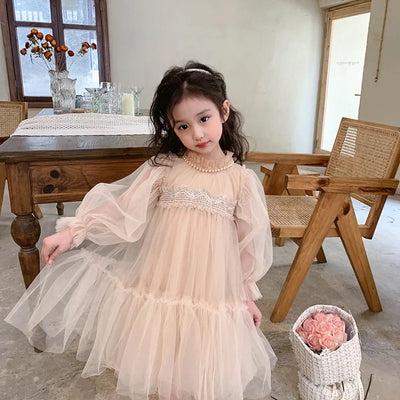 Girls' Lace Princess Dress 2024