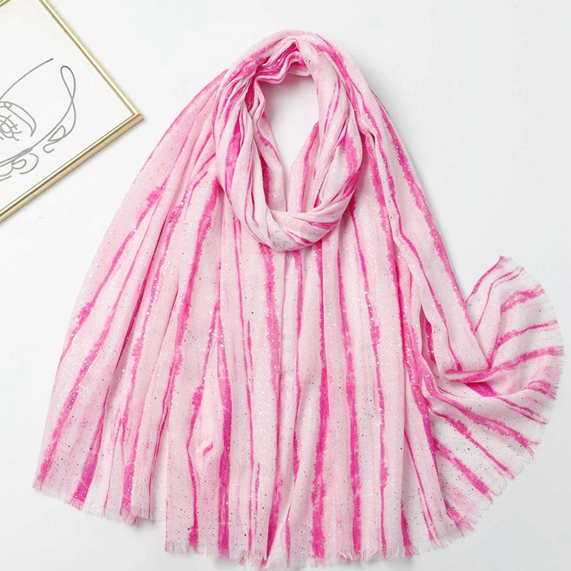 2025 Fashion Print Cotton Linen Scarf