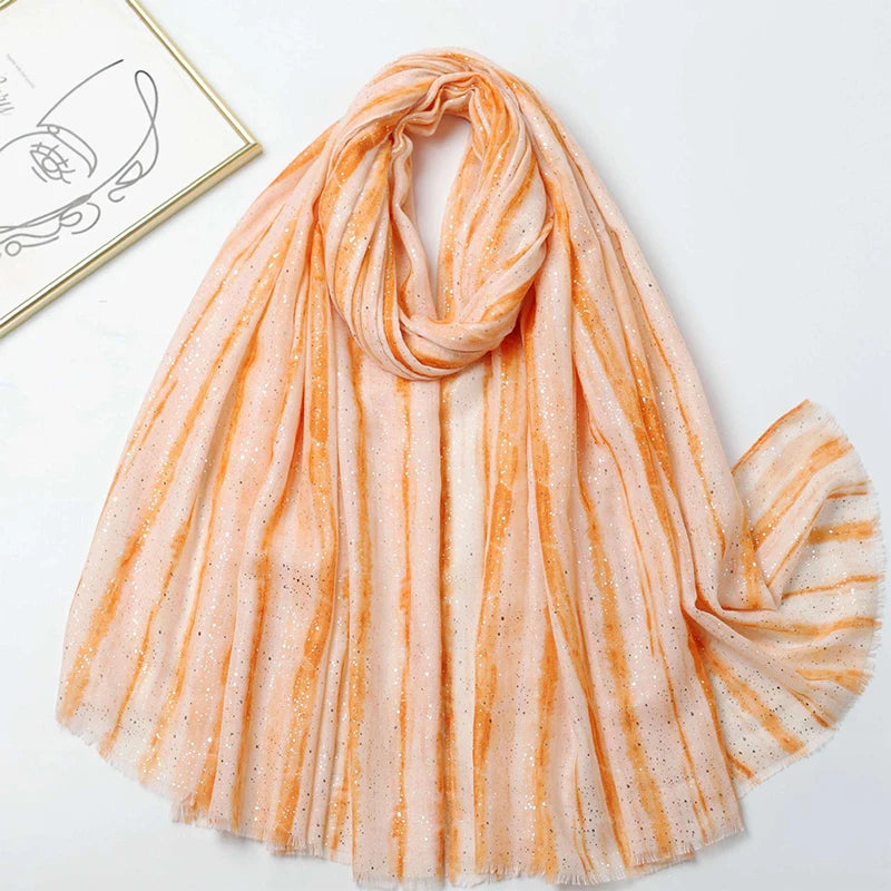 2025 Fashion Print Cotton Linen Scarf