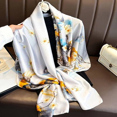 Luxury 180x90cm Classic Summer Women’s Silk Scarf