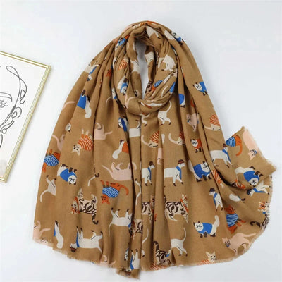 2025 Fashion Print Cotton Linen Scarf