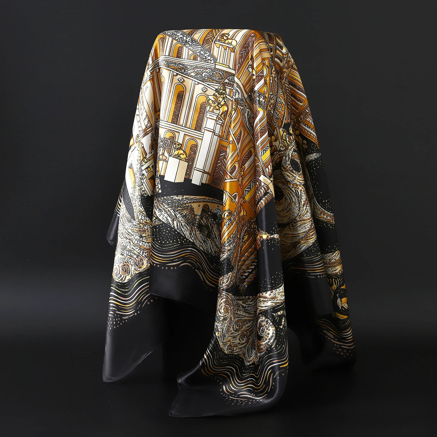 90x90cm Women’s Silk-Feel Scarf