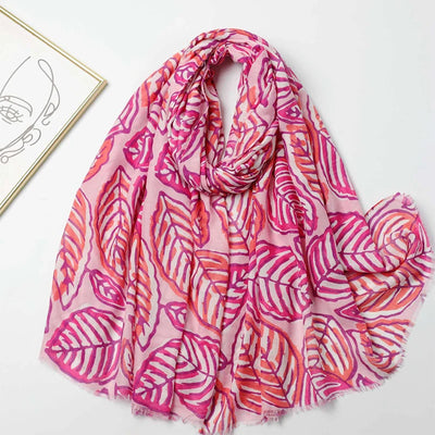 2025 Fashion Print Cotton Linen Scarf