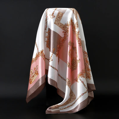 90x90cm Women’s Silk-Feel Scarf