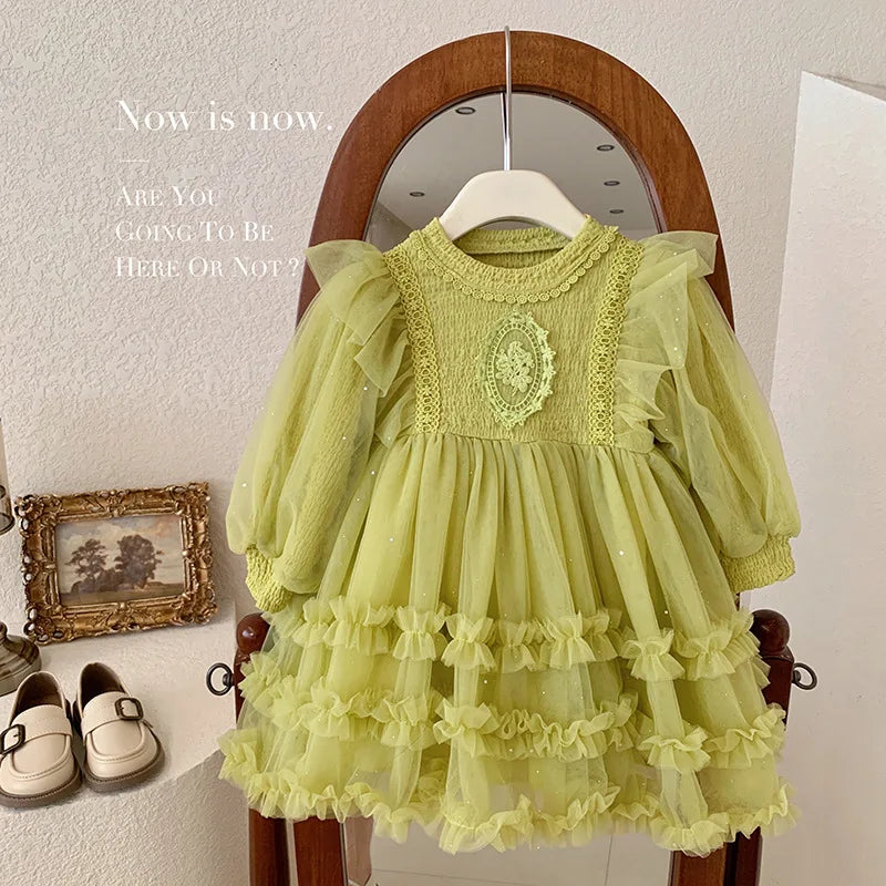 Korean Mesh Dress for Toddlers